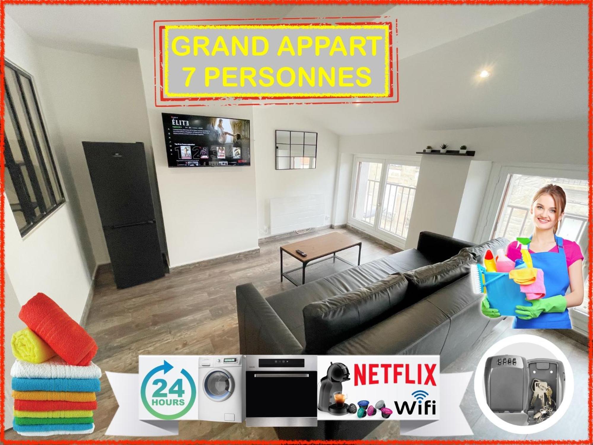 017 Chic & Cosy F2 53M2 Hypercentre Wifi Smart Tv Netflix Lägenhet Saint-Etienne  Exteriör bild